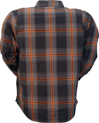 Z1R Ashwood Flannel 4XL by Z1R - Orange, Part Number 2820-7673