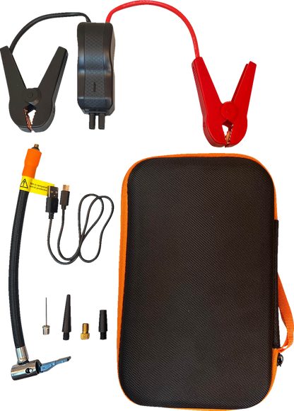 MOOSE OFFROAD Jump Starter with Air Compressor E25-6292 – Portable 12,000 mAh Power Bank and Tire Inflator