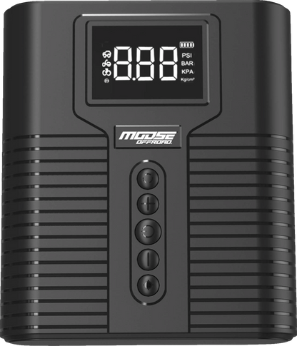 MOOSE OFFROAD Jump Starter with Air Compressor E25-6292 – Portable 12,000 mAh Power Bank and Tire Inflator