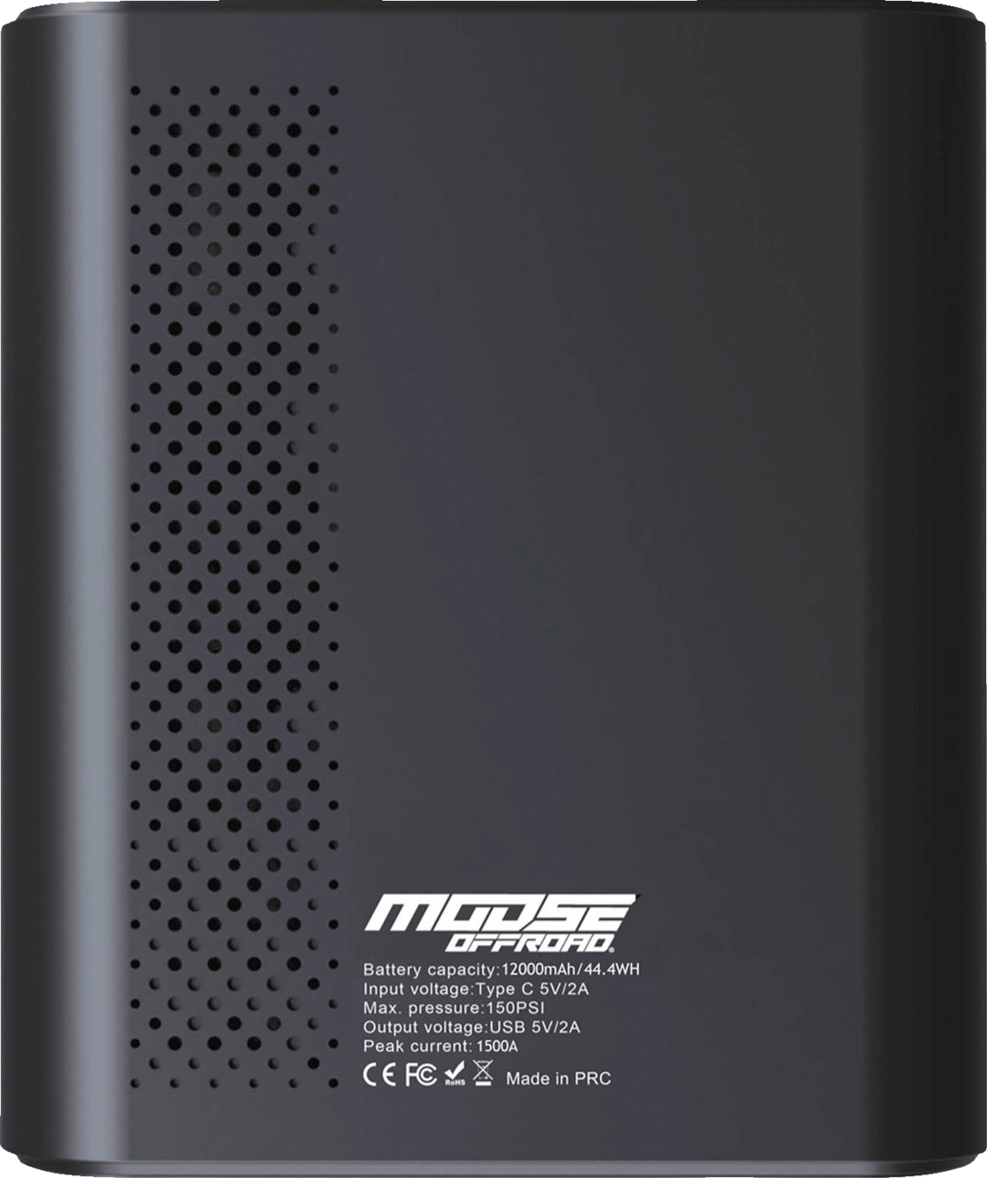 MOOSE OFFROAD Jump Starter with Air Compressor E25-6292 – Portable 12,000 mAh Power Bank and Tire Inflator