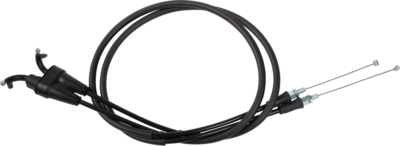 MOOSE OFFROAD Black Vinyl Throttle Cable 45-1275 for GasGas, Husqvarna, KTM