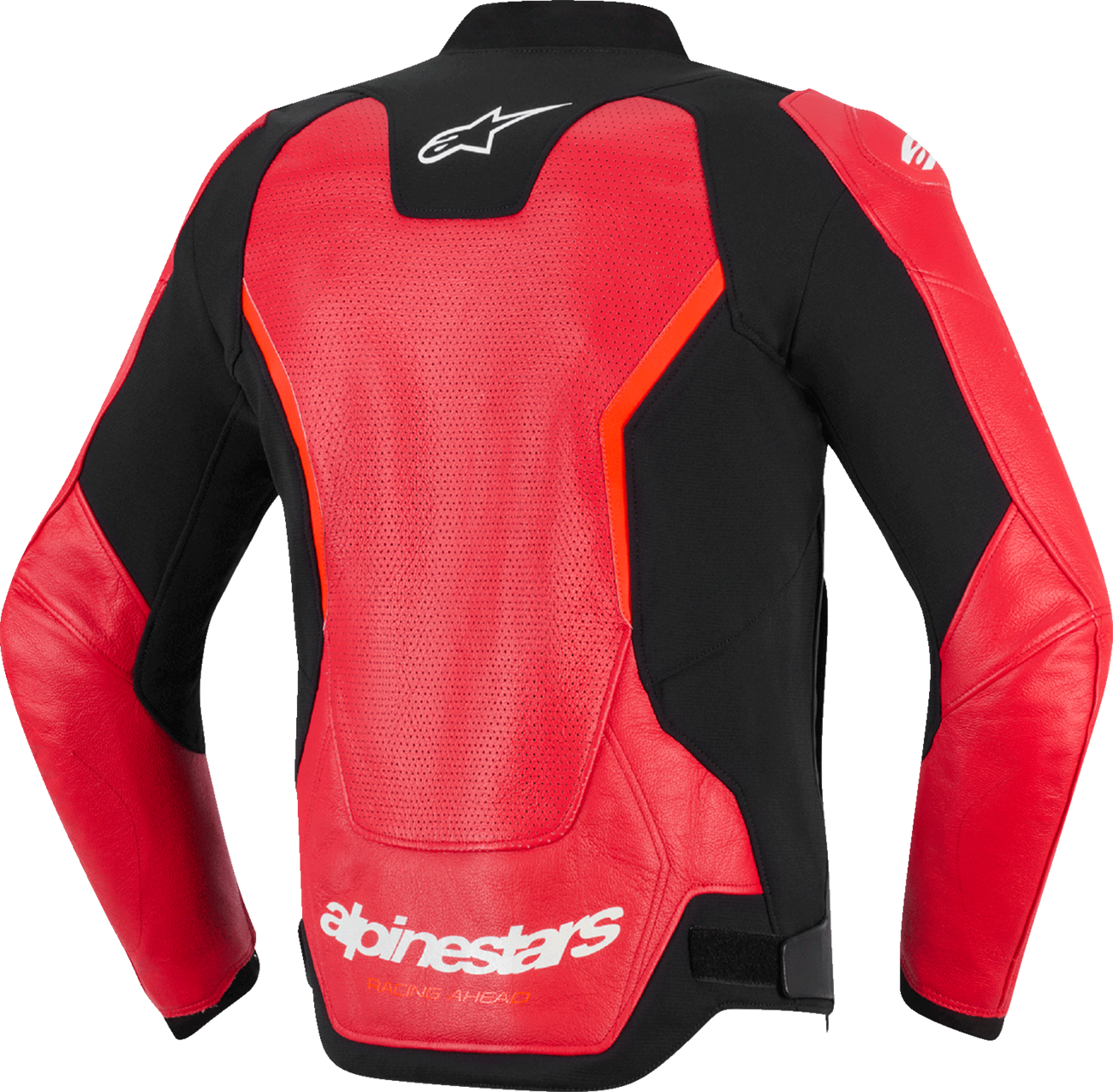 Alpinestars GP Force v2 Airflow Leather Jacket - Red/Red Fluo US 48 / EU 58