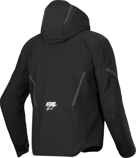 Alpinestars Aeroshell Waterproof Jacket - Black, 4XL (Part Number: 3200226-1100-4XL)