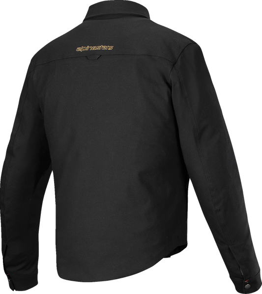 Alpinestars Bryon WR Water-Resistant Overshirt - Black, Small (Part No. 4300126-10-S)