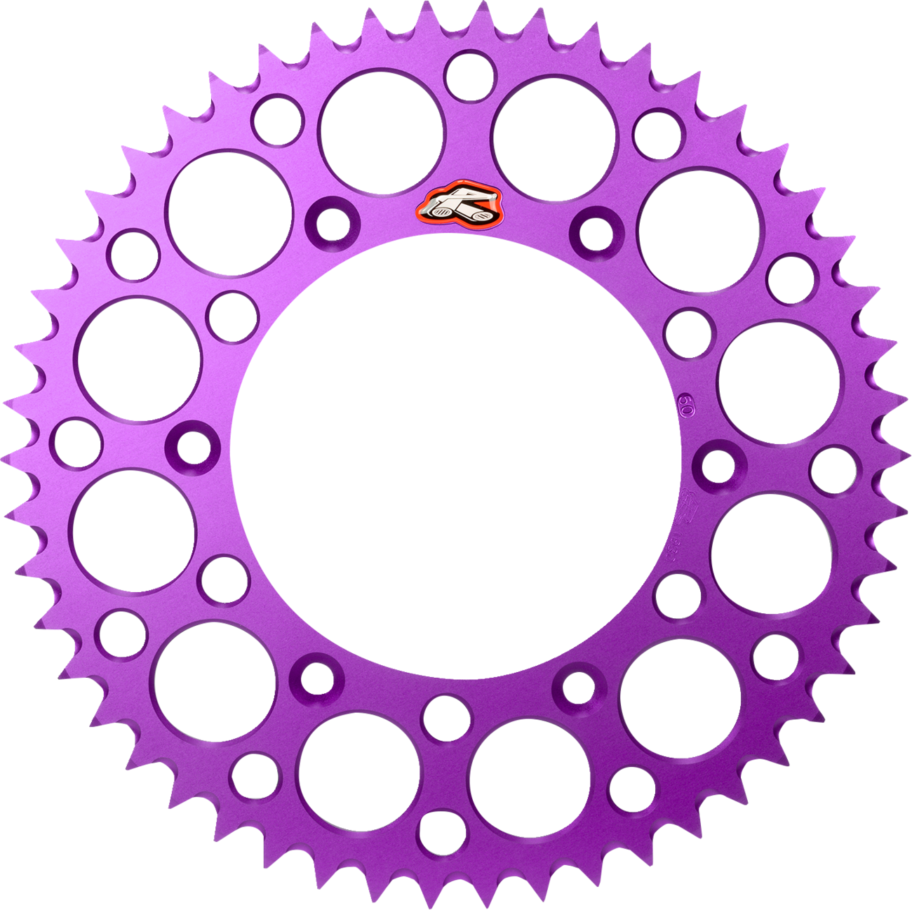 RENTHAL 123U-520-50GYPE Rear Aluminum Sprocket - 50 Tooth for Suzuki