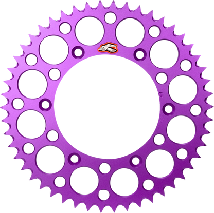 RENTHAL 123U-520-50GYPE Rear Aluminum Sprocket - 50 Tooth for Suzuki