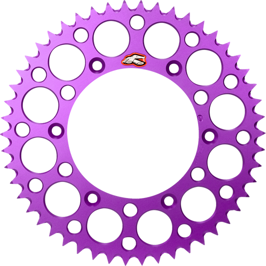 RENTHAL 123U-520-50GYPE Rear Aluminum Sprocket - 50 Tooth for Suzuki
