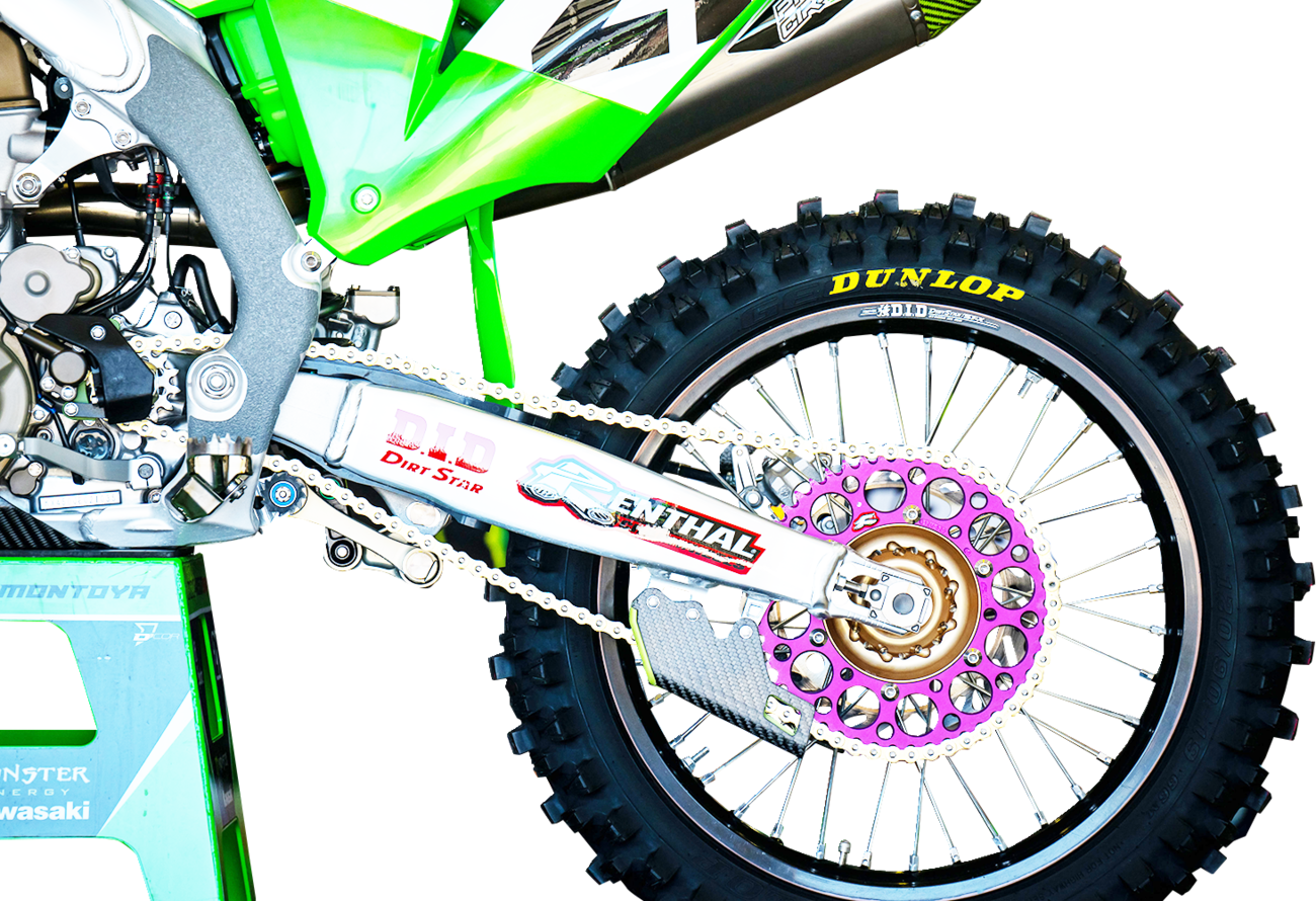 RENTHAL 123U-520-50GYPE Rear Aluminum Sprocket - 50 Tooth for Suzuki