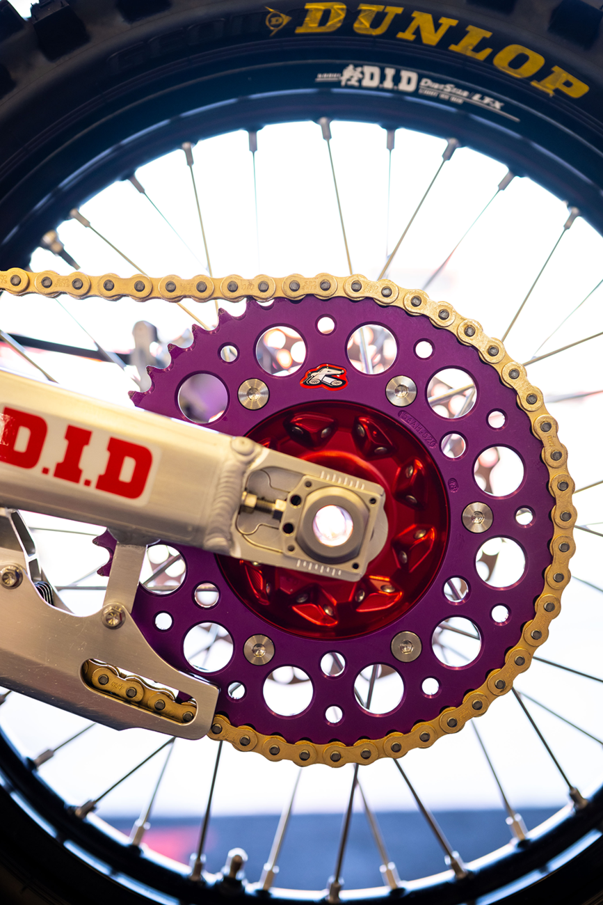 Renthal 441U-428-48GPPE Rear Sprocket - Aluminum, 48 Tooth, Purple for Gas Gas, Husqvarna, KTM