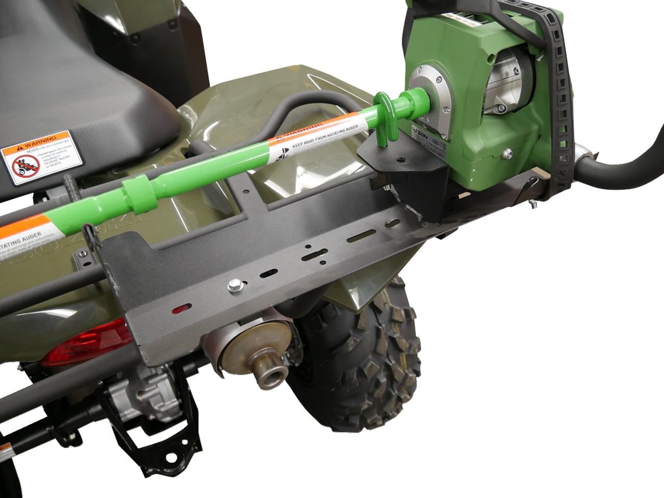 MOOSE OFFROAD Ice Auger Carrier Mount for ATV Racks - Part 5018-006HO
