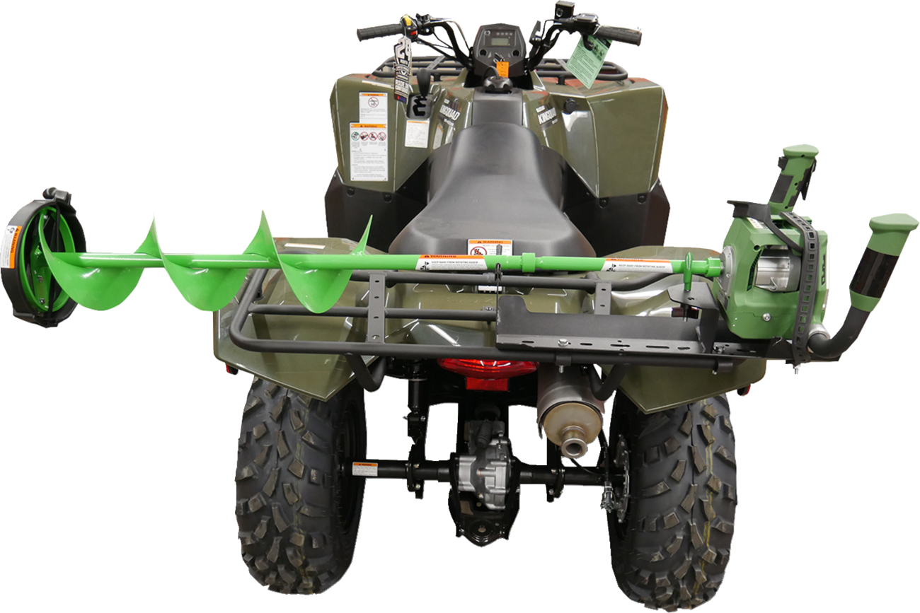 MOOSE OFFROAD Ice Auger Carrier Mount for ATV Racks - Part 5018-006HO