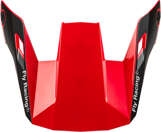 YOUTH RAYCE HELMET VISOR RED/BLACK/WHITE YS-YL