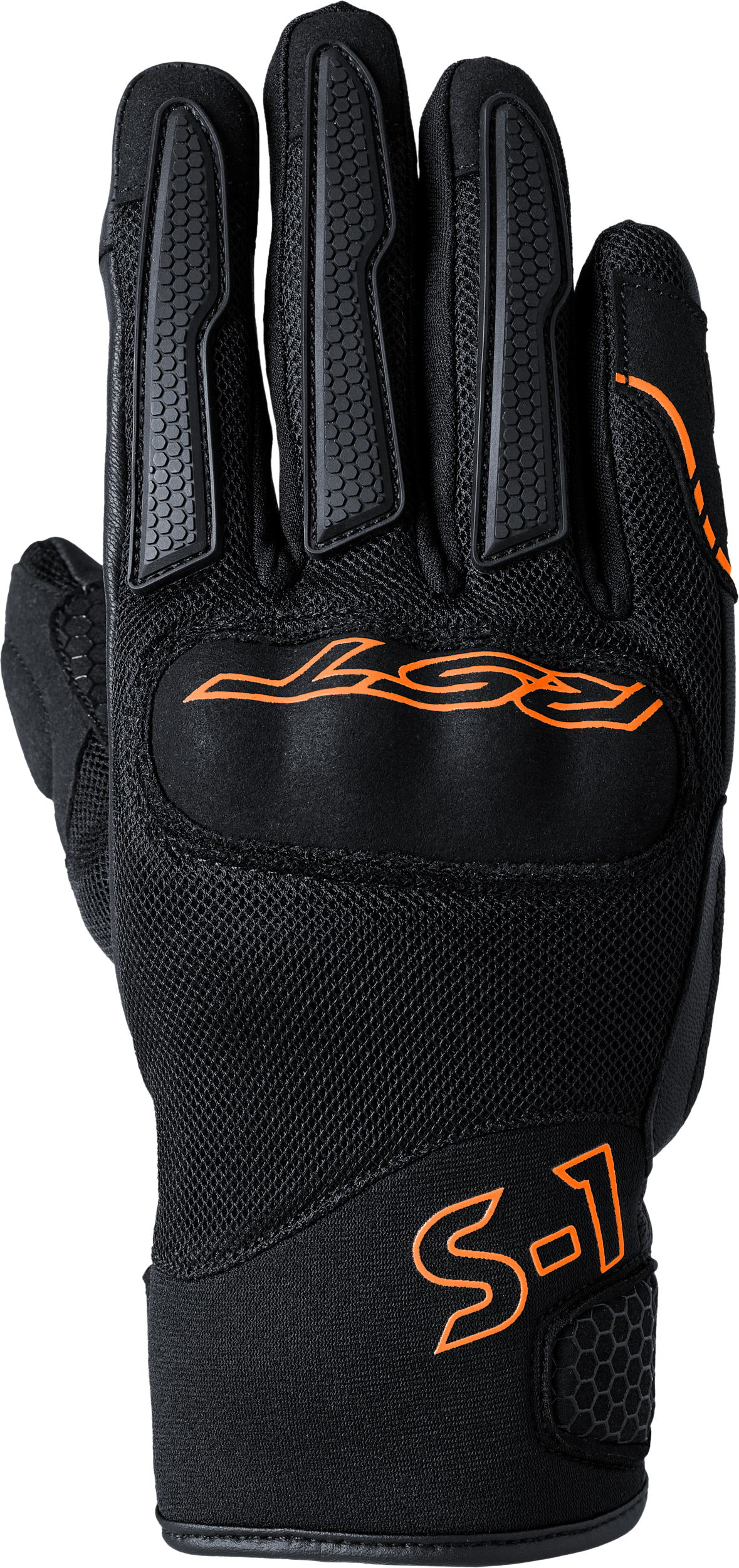 RST S1 Mesh CE Glove Black and Neon Orange Small