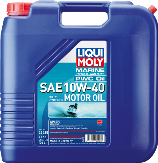 LIQUI MOLY Marine 4T Engine Oil 10W-40 - 20 Liter - Part Number 22525