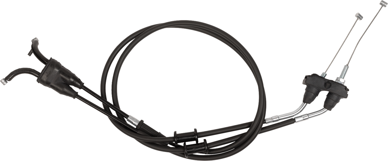 MOOSE OFFROAD Black Vinyl Throttle Cable 45-1281 for Yamaha 250