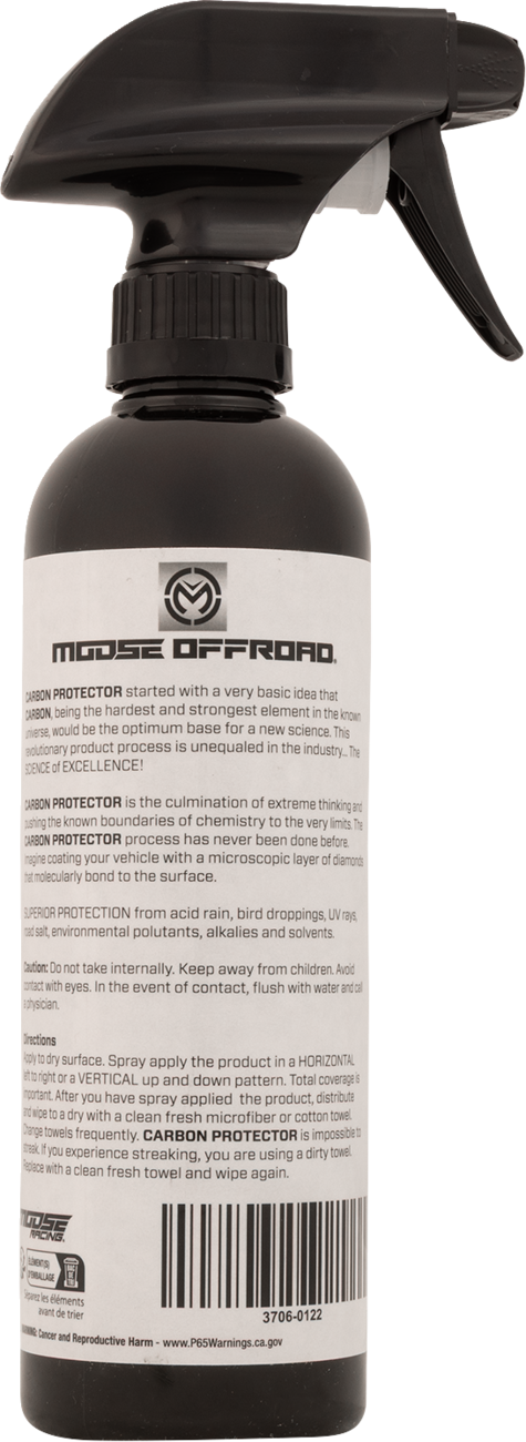 Moose Offroad Carbon Protector - 16 fl oz Spray Bottle (Part Number: MORGC250616)