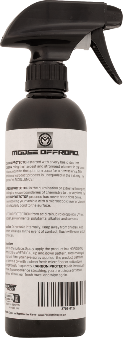 Moose Offroad Carbon Protector - 16 fl oz Spray Bottle (Part Number: MORGC250616)