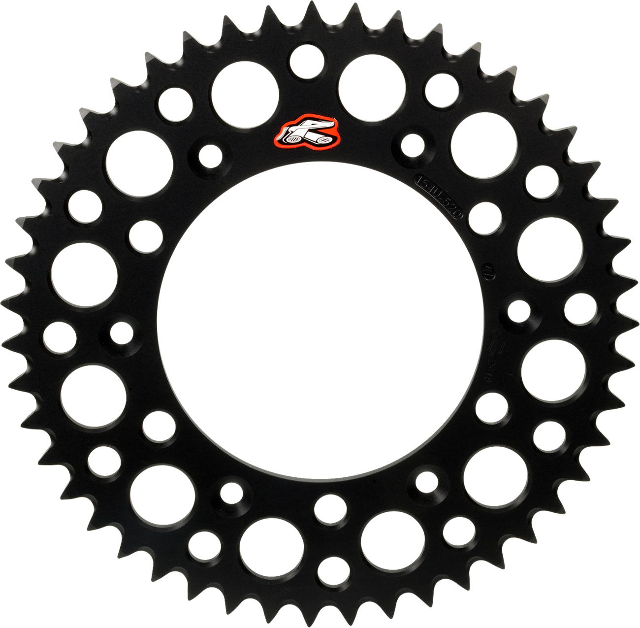 Renthal 441U-428-50GPBK Aluminum Rear Sprocket for Gas Gas, Husqvarna, KTM – 50 Tooth, Black