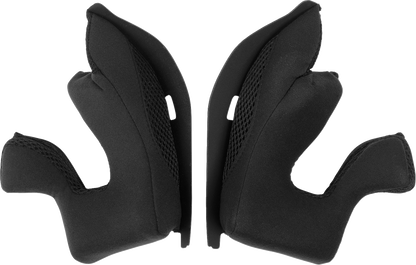 Z1R Dirt Maxx Cheek Pads - Black - XS by Z1R (Part Number: 0132-1959)