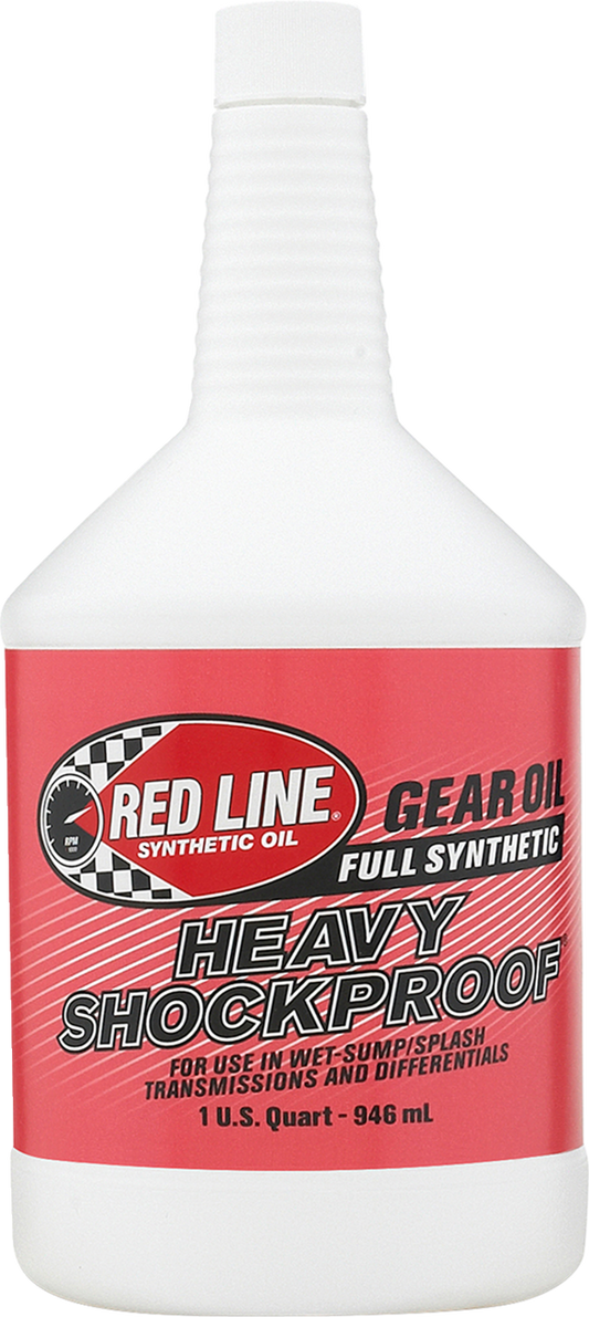 Red Line Synthetic Oil Heavy Shockproof Gear Oil - 1 Quart (Part #58204)