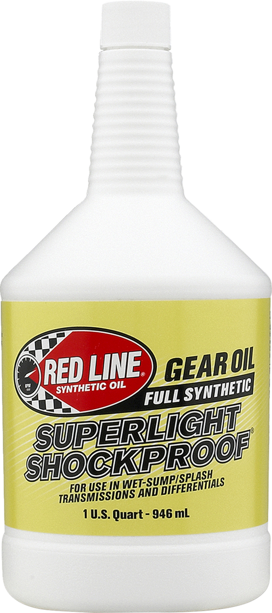 Red Line Synthetic Oil Superlight Shockproof Gear Oil 1 Quart - Part Number 58504