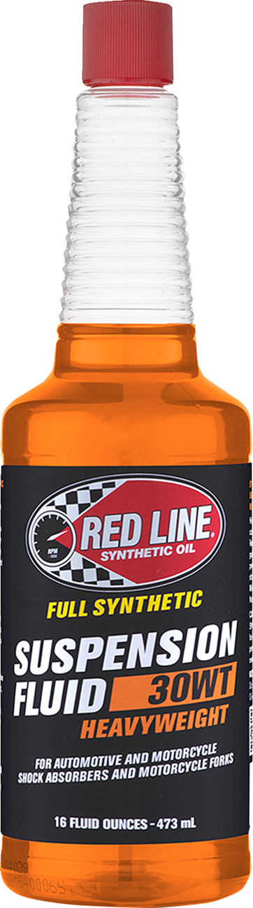Red Line Synthetic Oil Heavyweight Suspension Fluid 30W – 16 fl oz. Part 91142 for Harley-Davidson and V-Twin Motorcycles