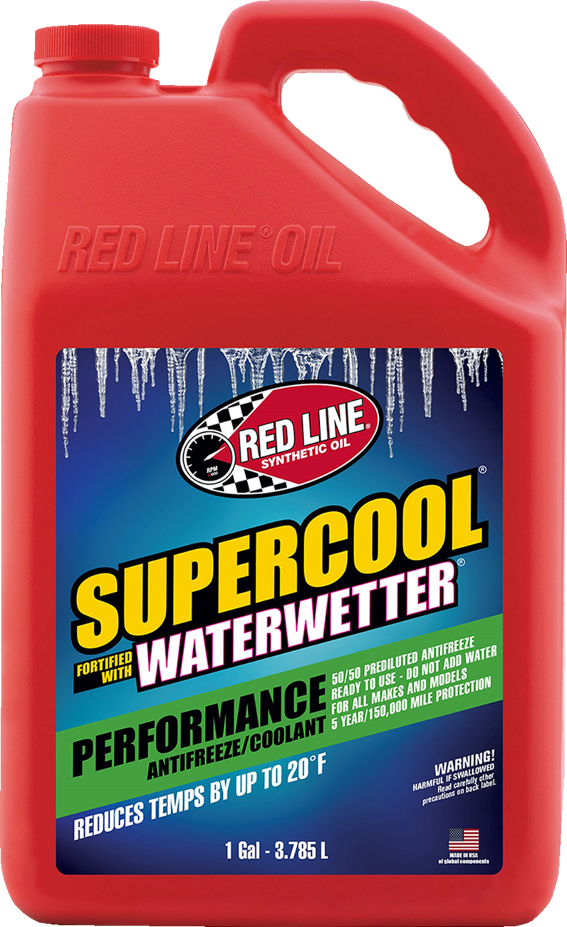 RED LINE SYNTHETIC OIL Supercool® Coolant 50/50 Mix - 1 Gallon (Part #81215)