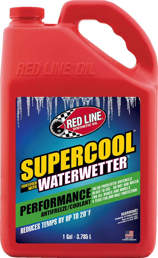 RED LINE SYNTHETIC OIL Supercool® Coolant 50/50 Mix - 1 Gallon (Part #81215)