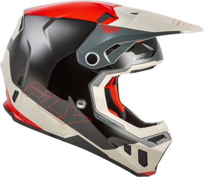 Fly Racing Formula CC Glide Helmet Black/Red/Grey XS – Lightweight, Impact-Resistant Motocross Helmet