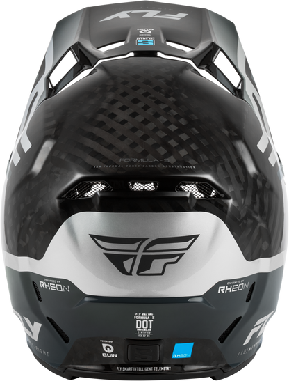 Formula S Carbon Byte Helmet Black Carbon/Grey/Silver 2x