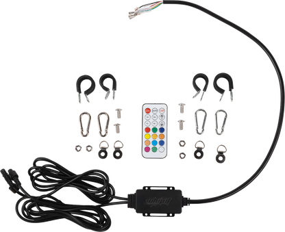 Moose Offroad 5' RGB Whip Light with Bluetooth SB-RGBBTR-152-PU