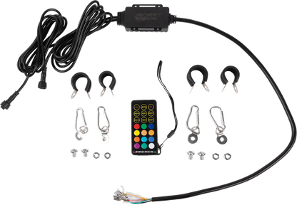 MOOSE OFFROAD 3 ft RGB Whip Light Chase with Bluetooth - Part SB-CHSBTR-132-PU
