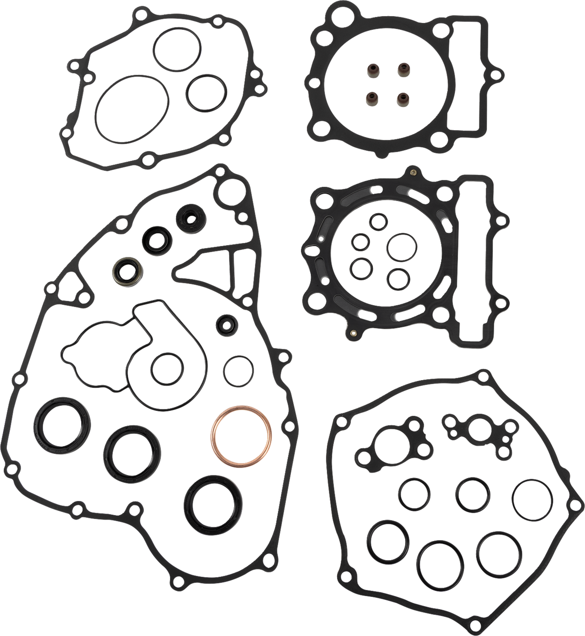 MOOSE OFFROAD Complete Gasket Kit with Oil Seals for Kawasaki 8110073MSE