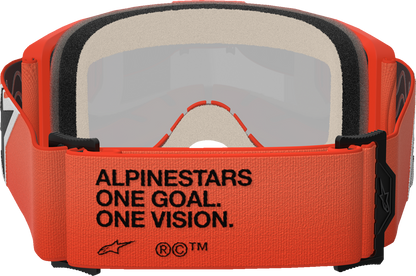 Alpinestars GOGGLES Vision 5 Goggle - Orange with Red Mirror Lens, Part 5101825-480