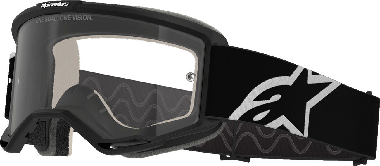 Alpinestars GOGGLES Vision 5 Black with Clear Lens - Part 5101725-1425