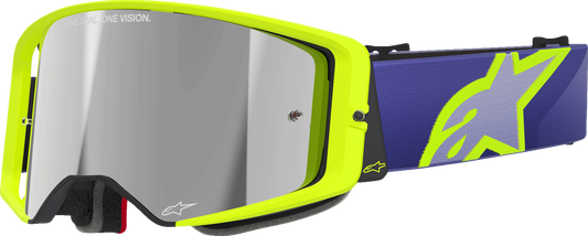 Alpinestars Gogglessupertech Goggle - Corp - Purple/Yellow with Silver Mirror Lens Part 5100326-3156