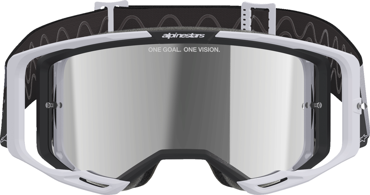 Alpinestars GOGGLES Vision 8 Goggle - Lahnd Iron/Camo with Silver Mirror Lens (Part #5100526-9283)