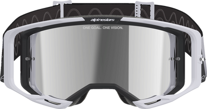 Alpinestars GOGGLES Vision 8 Goggle - Lahnd Iron/Camo with Silver Mirror Lens (Part #5100526-9283)