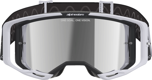 Alpinestars GOGGLES Vision 8 Goggle - Lahnd Iron/Camo with Silver Mirror Lens (Part #5100526-9283)