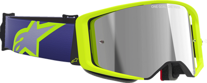 Alpinestars Gogglessupertech Goggle - Corp - Purple/Yellow with Silver Mirror Lens Part 5100326-3156
