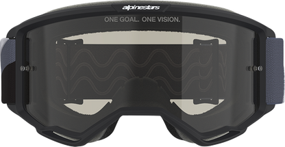 Alpinestars GOGGLES Vision Sand Goggle - Black/Gray with Dark Gray Smoke Lens, Part 5100826-1572