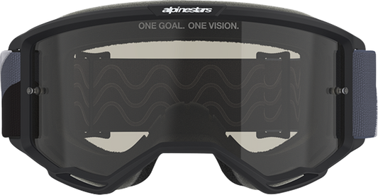 Alpinestars GOGGLES Vision Sand Goggle - Black/Gray with Dark Gray Smoke Lens, Part 5100826-1572