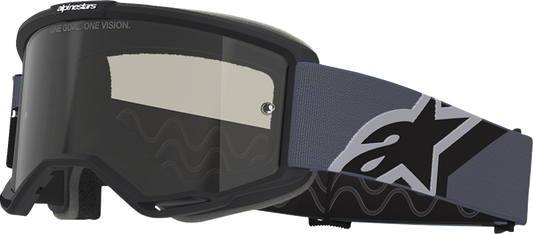 Alpinestars GOGGLES Vision Sand Goggle - Black/Gray with Dark Gray Smoke Lens, Part 5100826-1572