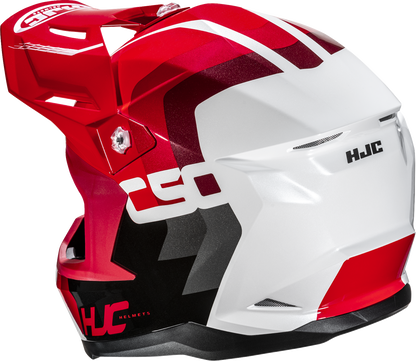 HJC C50 Primal Motorcycle Helmet - Model MP46NUS5101V with Advanced Ventilation and Bluetooth Compatibility