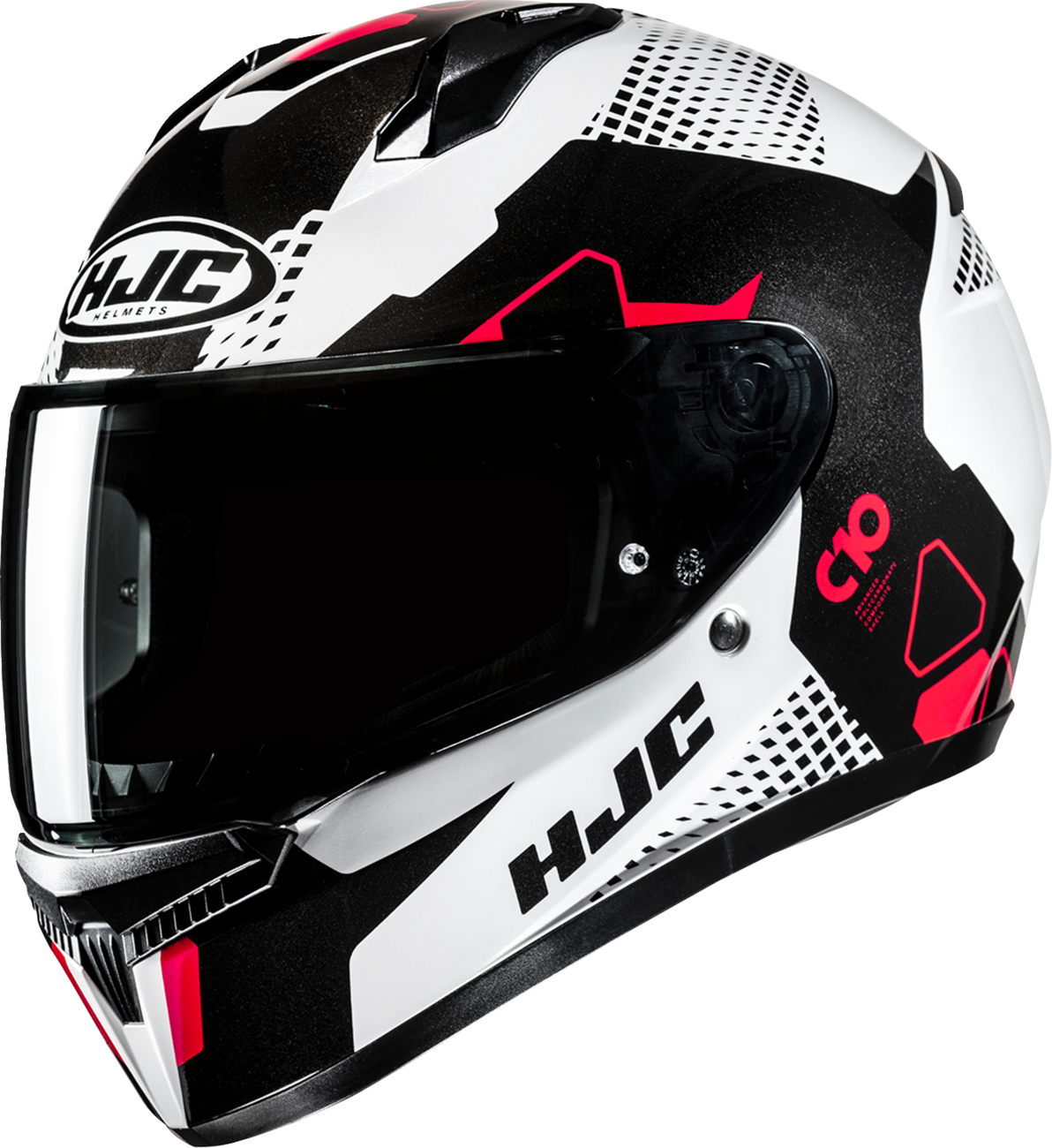 HJC C10 Helmet - Aspa MC1, XS, FP54NUS3801V | Lightweight Motorcycle Helmet with Advanced Ventilation and UV Protection