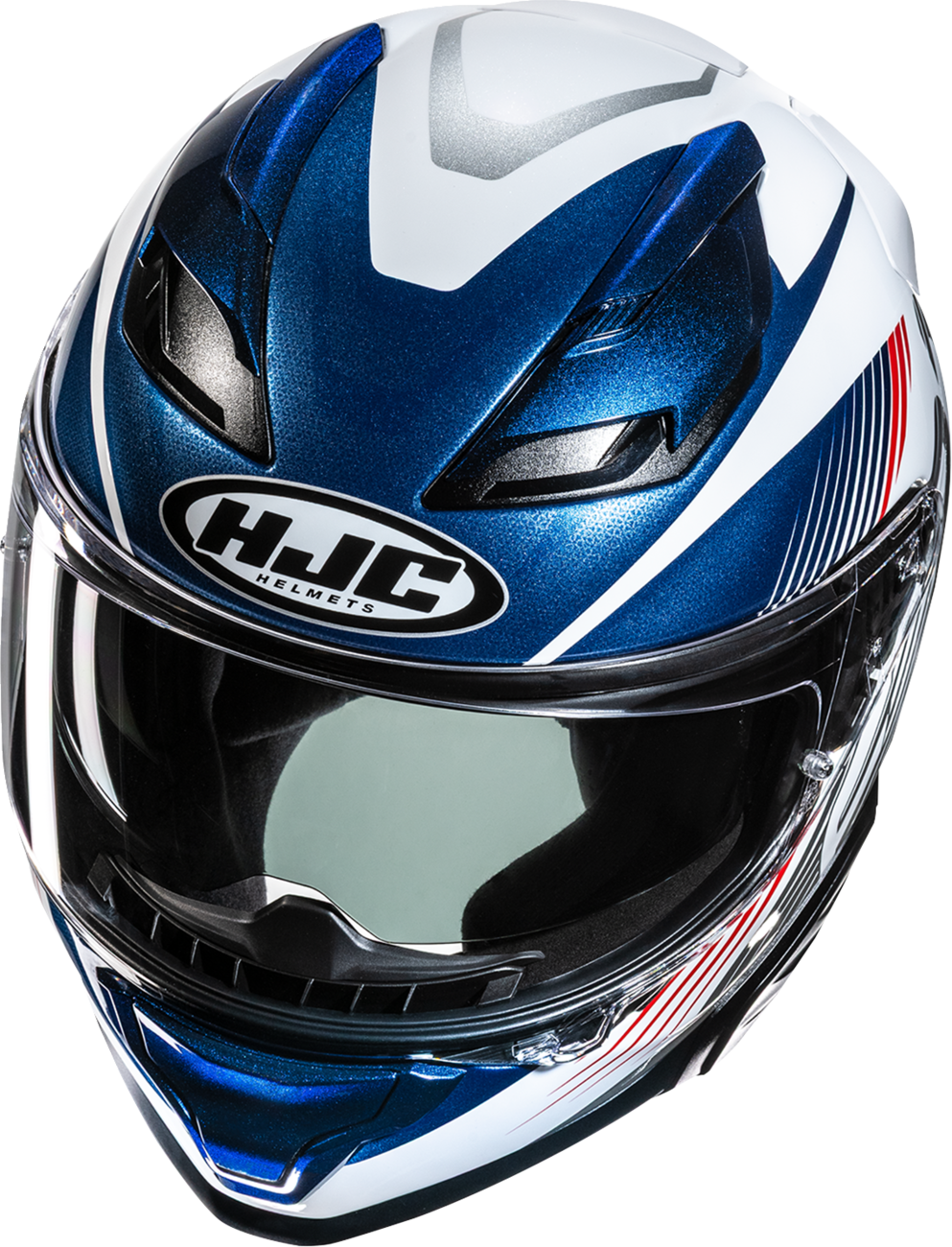 HJC F71 Catos Motorcycle Helmet with Smart Bluetooth System and Sun Visor - 2XL FA47NUS8B22V