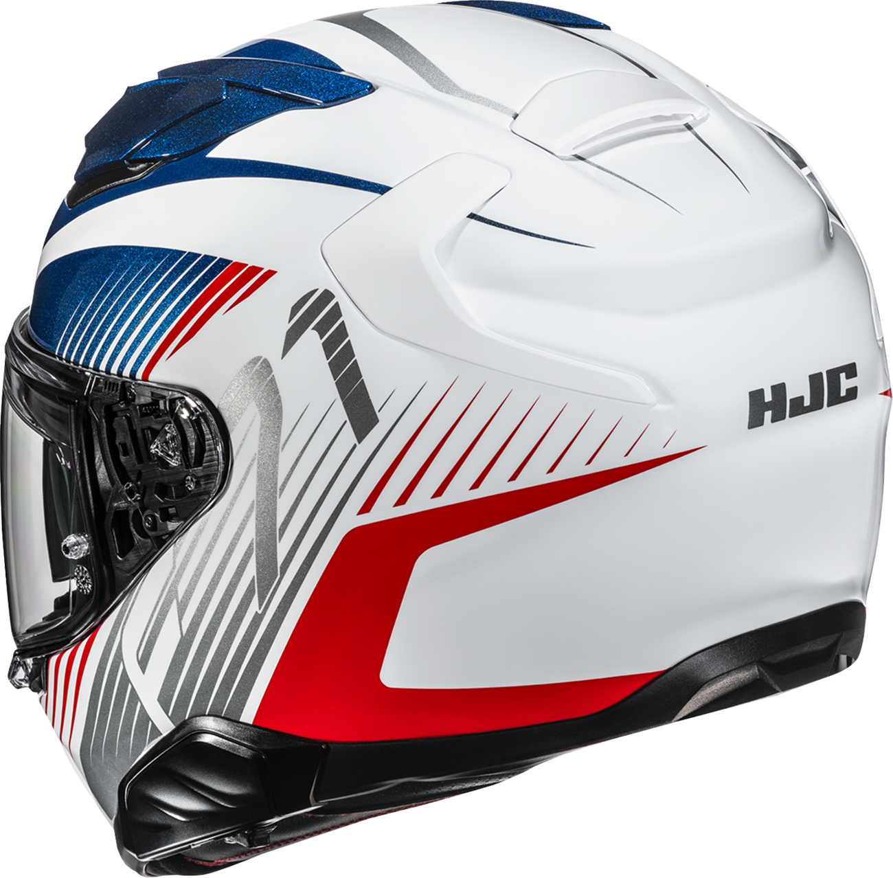 HJC F71 Catos Motorcycle Helmet with Smart Bluetooth System and Sun Visor - 2XL FA47NUS8B22V