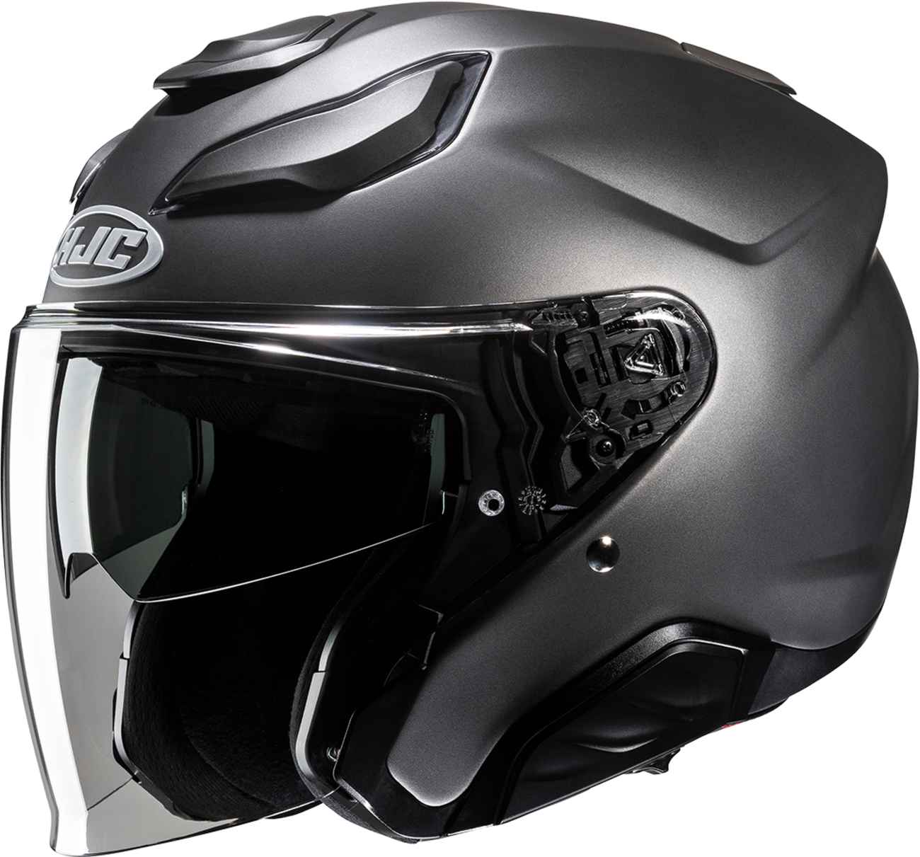 HJC F31 Helmet Solid Semi-Flat Titanium XL | Part JA21NUS7SFTV