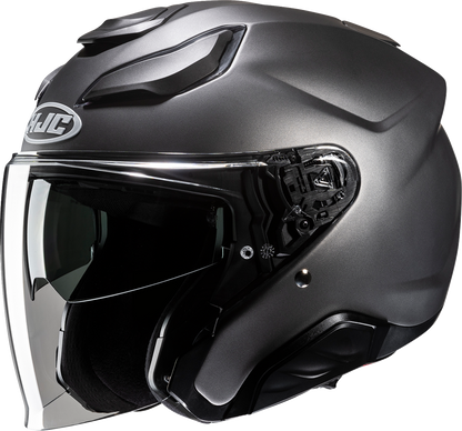 HJC F31 Helmet Solid Semi-Flat Titanium XL | Part JA21NUS7SFTV