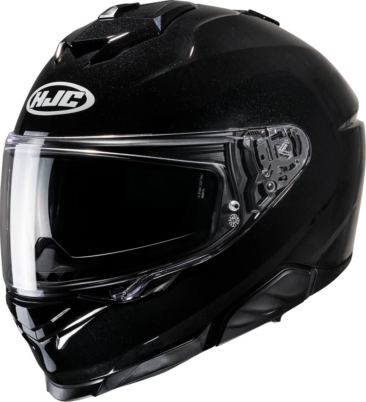 HJC i71 Helmet - Solid Black, Small (Part Number FP55NUS4XBKV)